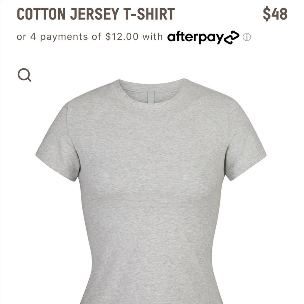 ❌SOLD❌SKIMS cotton jersey t shirt